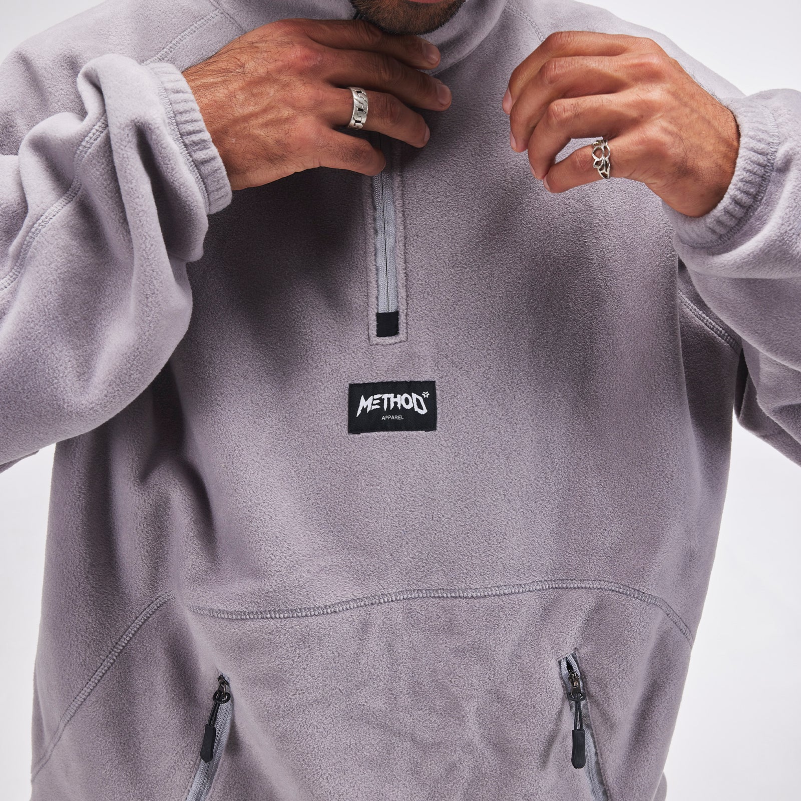 Method Label 1/4 Zip Fleece