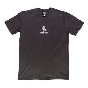 Method World Entertainment T-Shirt – verblasstes Schwarz