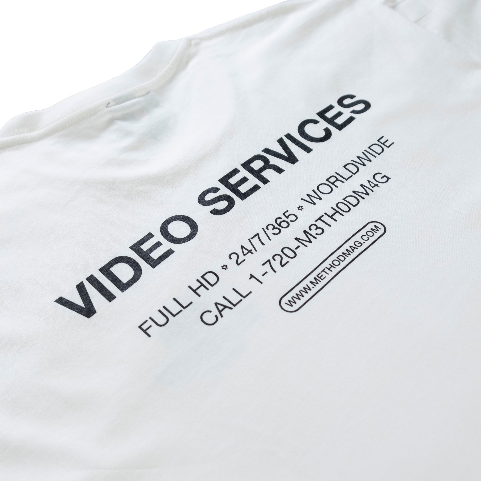 T-shirt Method Video Services - Naturel
