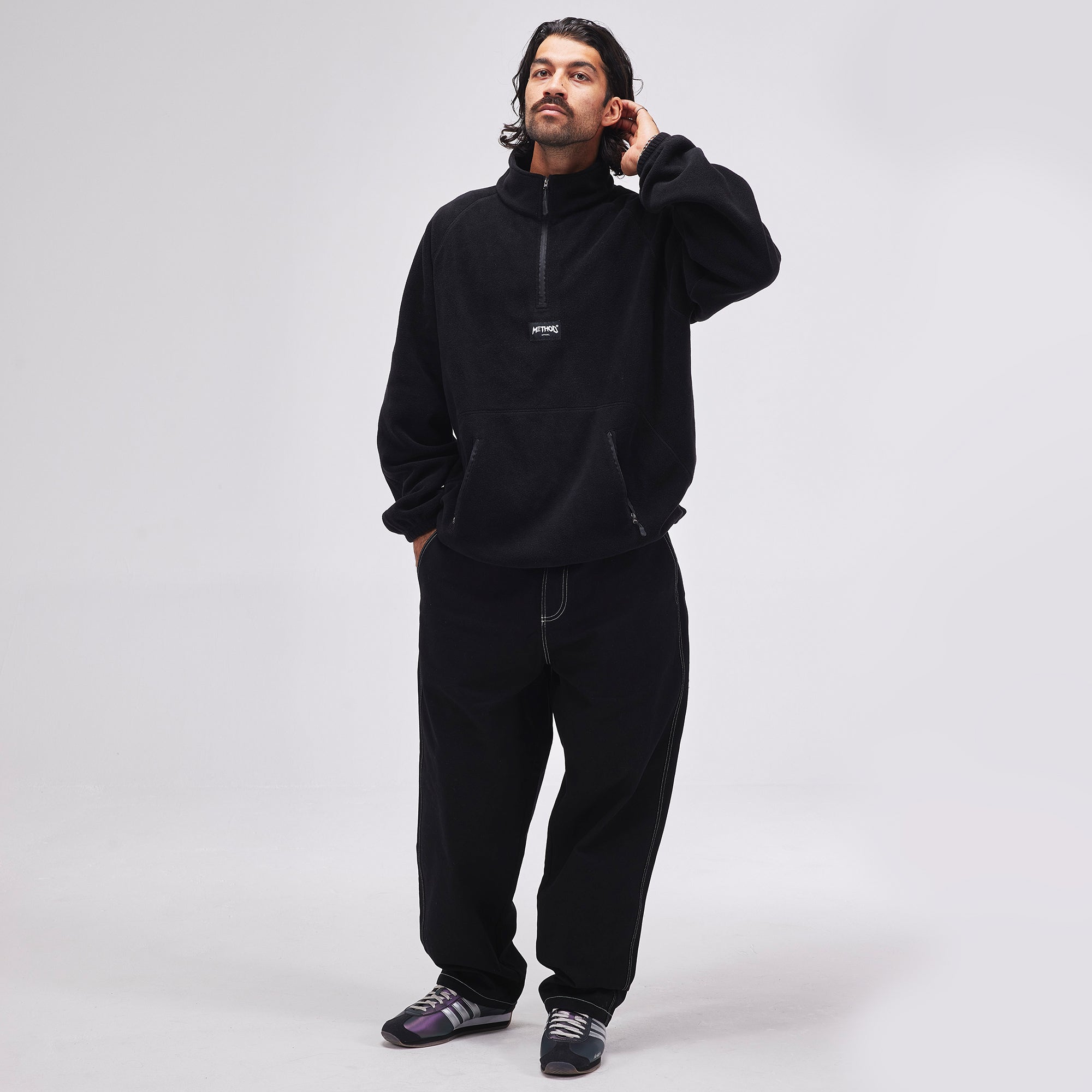 Method Label 1/4 Zip Fleece