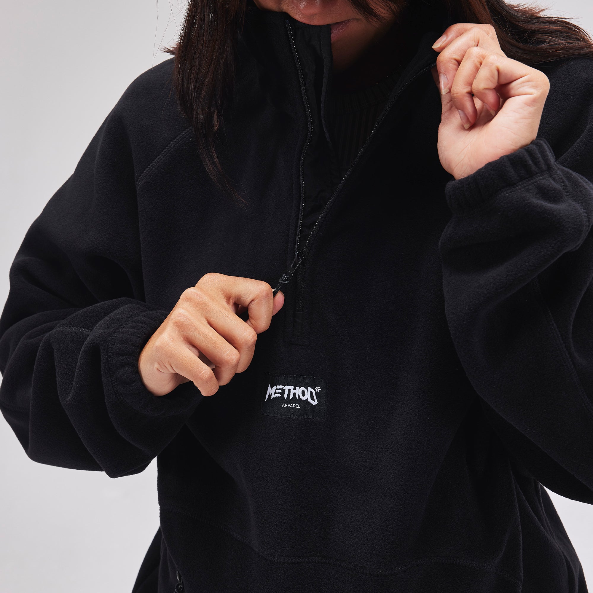 Method Label 1/4 Zip Fleece