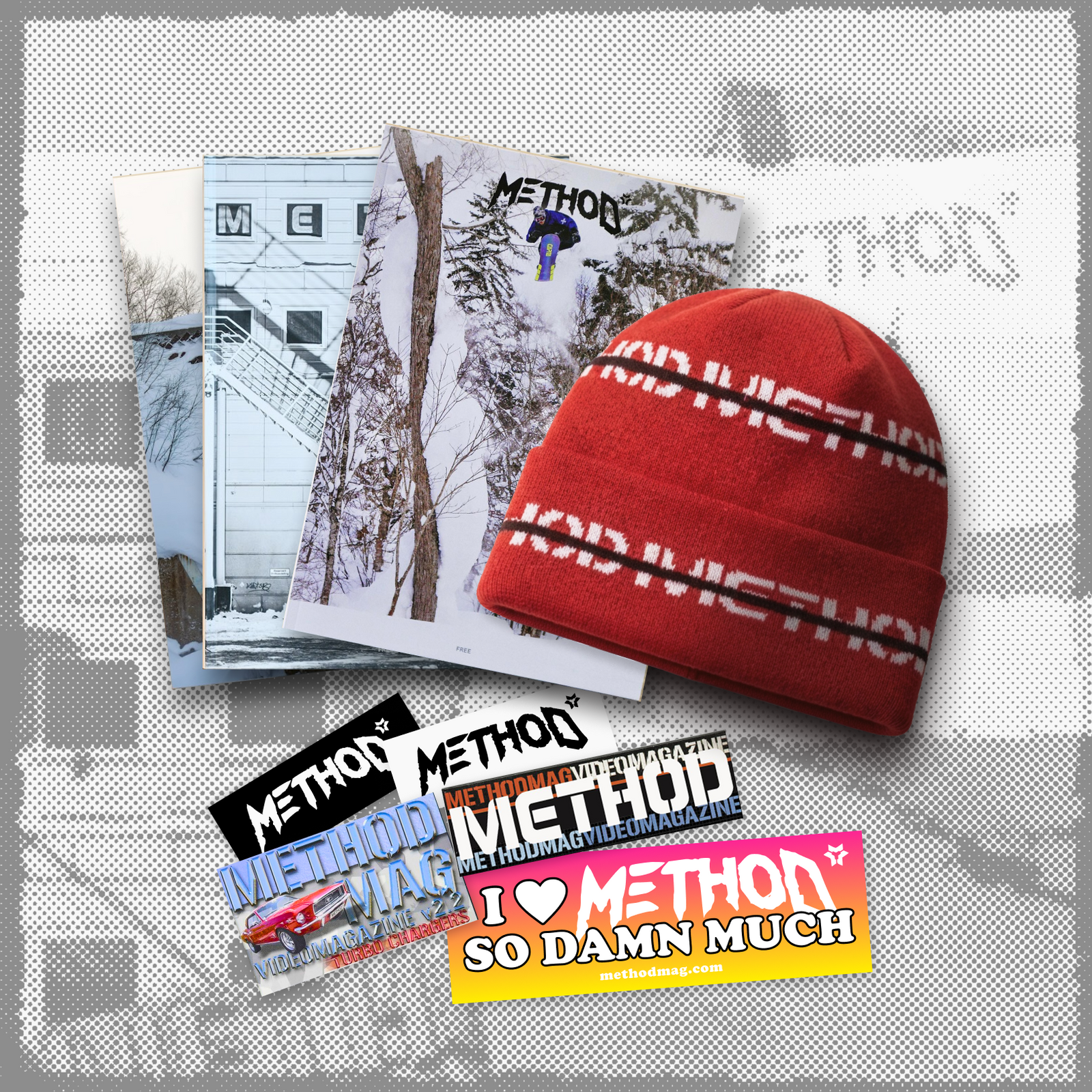 Method Magazine Season 27 - Subscription with Method Beanie & Sticker Pack
