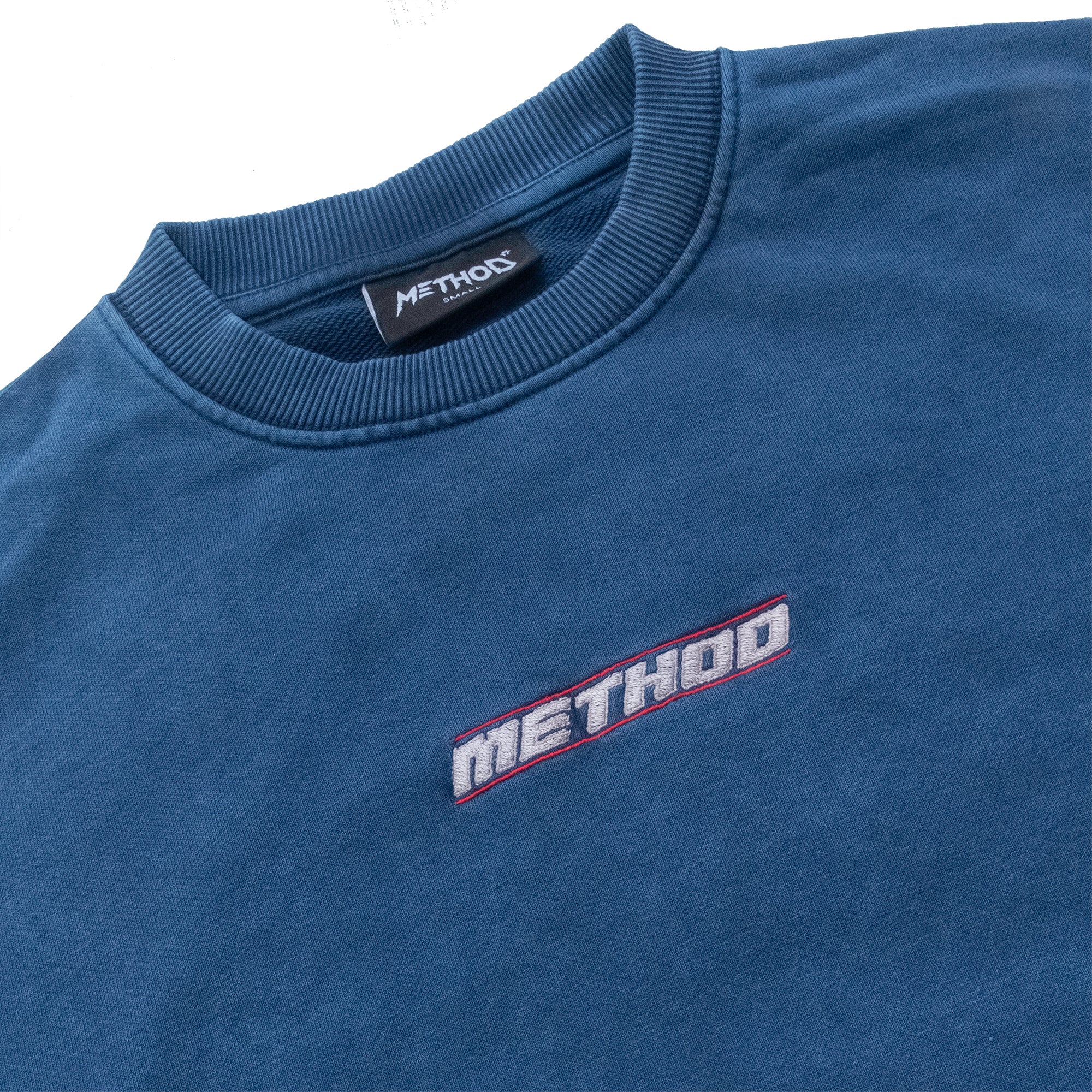 Sweat-shirt Method Hold Fast Crew - Bleu Marine Délavé