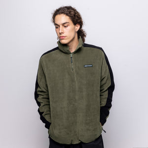Method Fast Times 1/4 Zip Fleece – Khaki/Schwarz