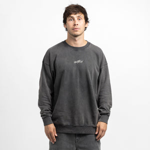 Method Signature Crew Sweatshirt – verwaschenes Braun