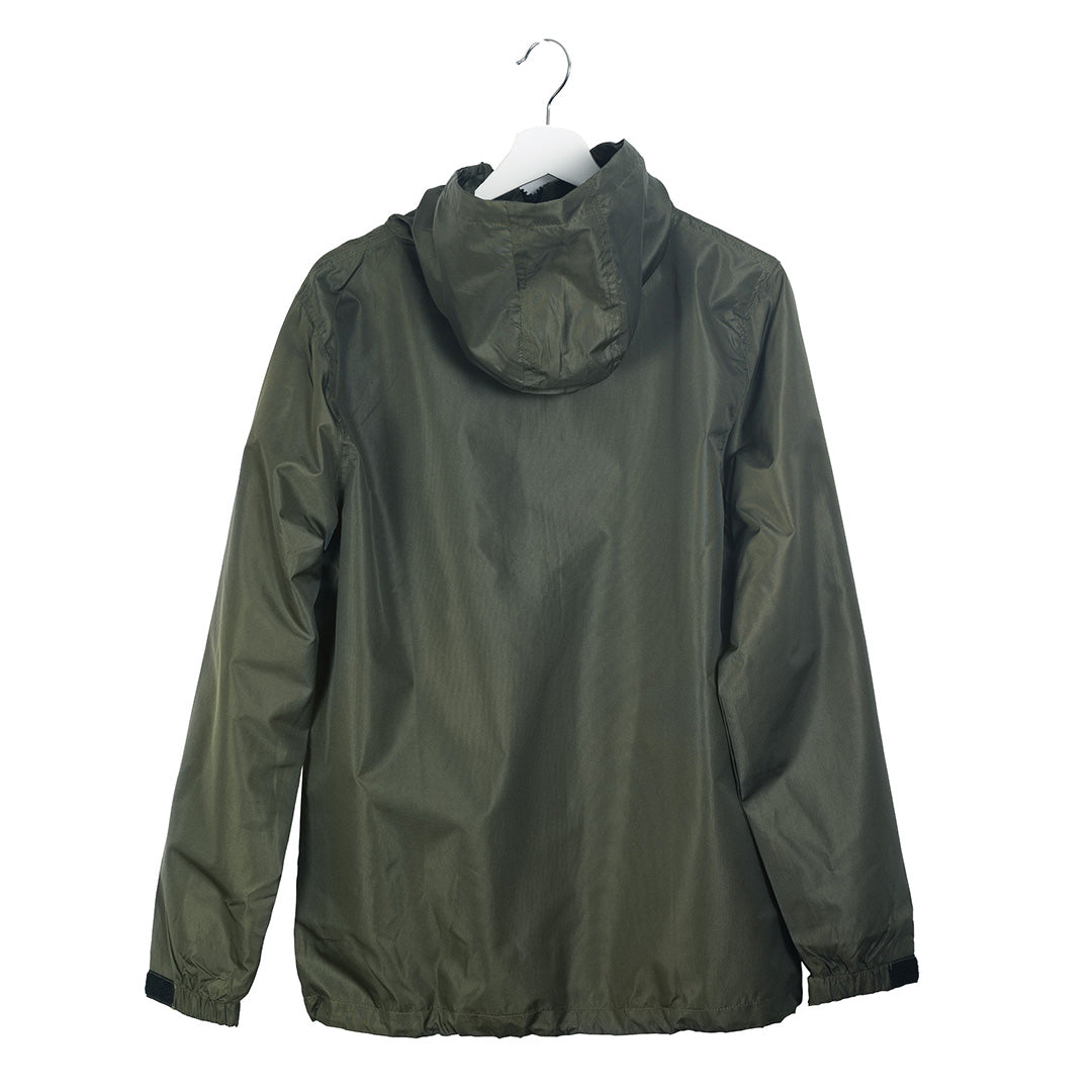 Dark hotsell green windbreaker